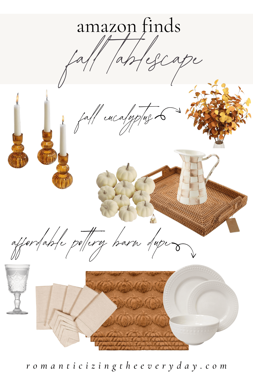Fall 2025 | Amazon Tablescape Ideas